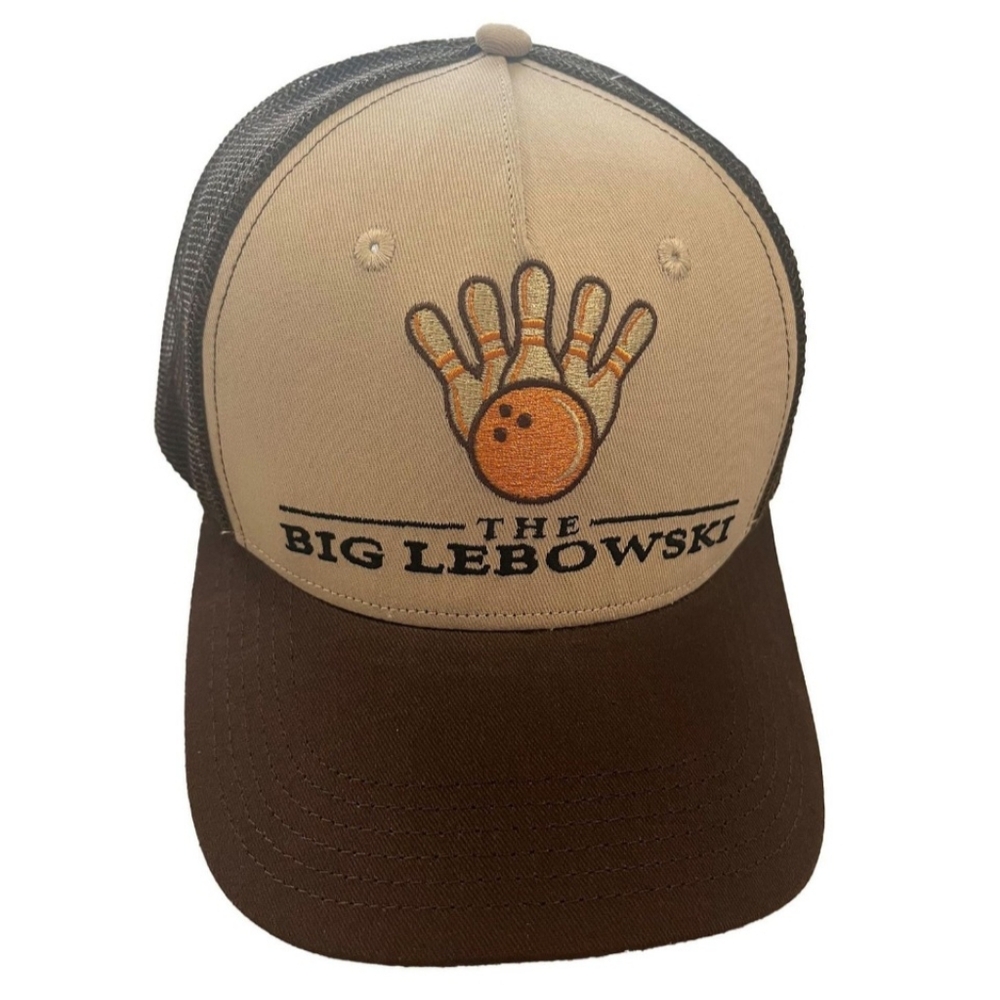 THE BIG LEBOWSKI BALLCAP.  BROWN / TAN. NWT. ADJUSTABLE